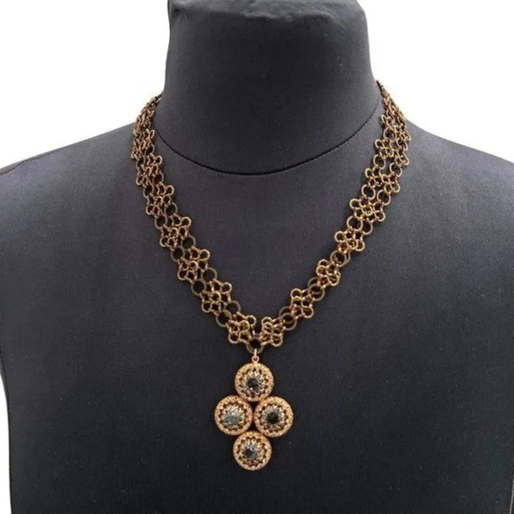 Vintage Catherine Popesco Swarovski Crystal Pendant - Picture 5 of 8